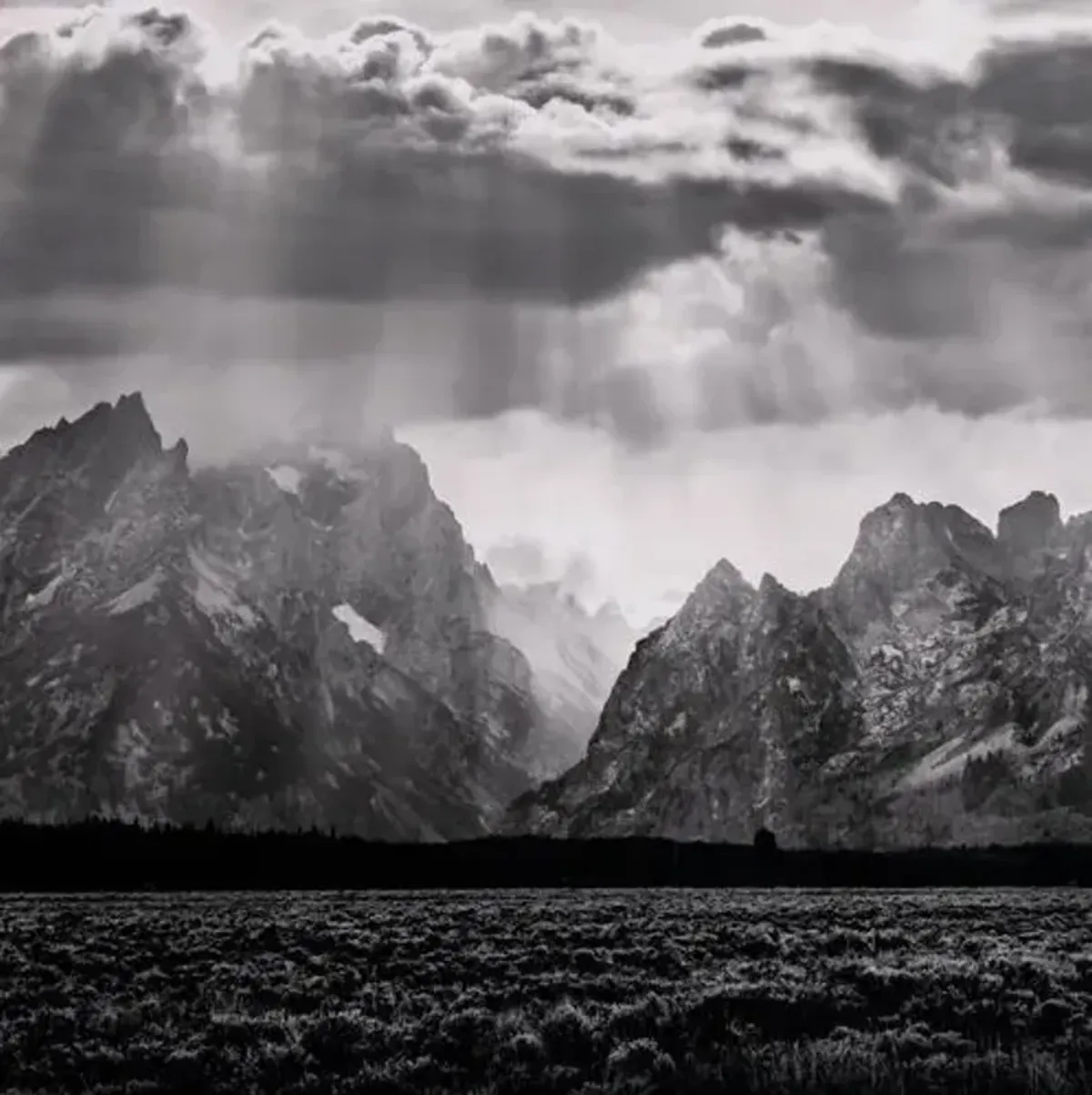 Getty - Grand Teton Range - Getty Images - Black