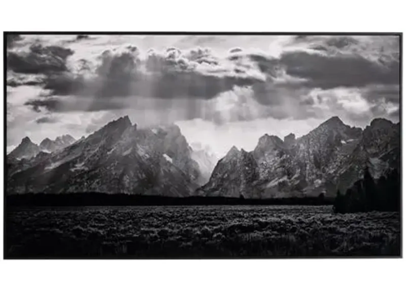 Getty - Grand Teton Range - Getty Images - Black