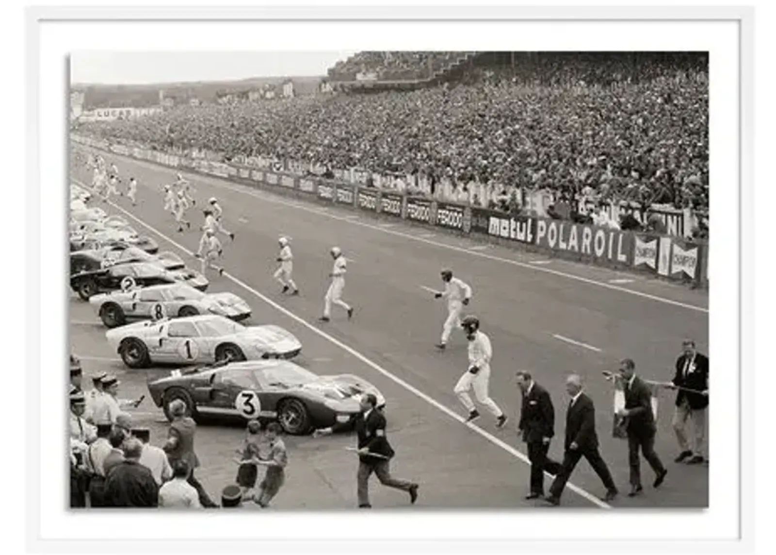 Getty Images - Start Of The Le Mans Race - White