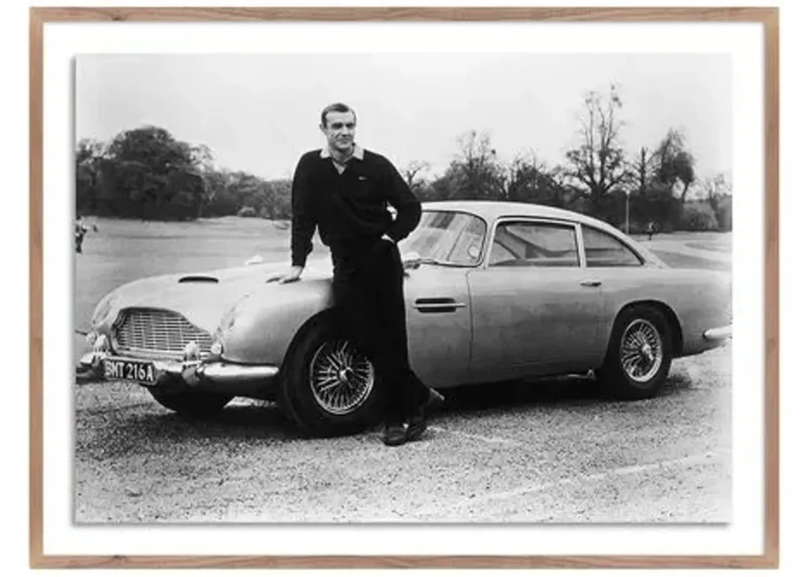 Sean Connery With 00'S Aston Martin - Getty Images - Brown