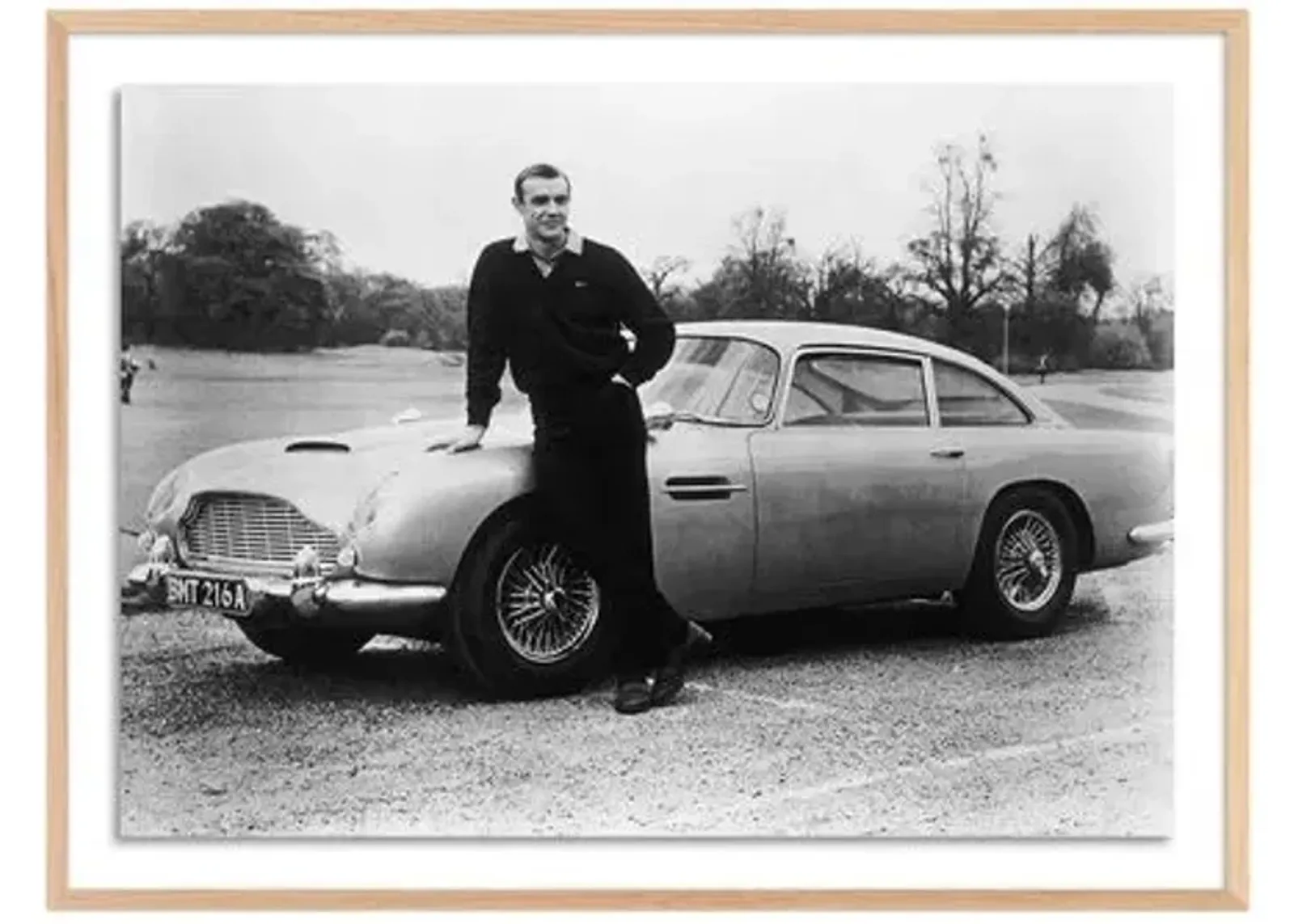 Sean Connery With 00'S Aston Martin - Getty Images - Clear