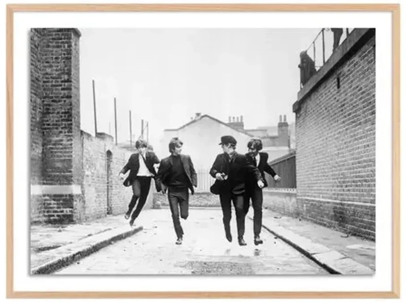 The Beatles Running In A Hard Day's Night - Getty Images - Brown