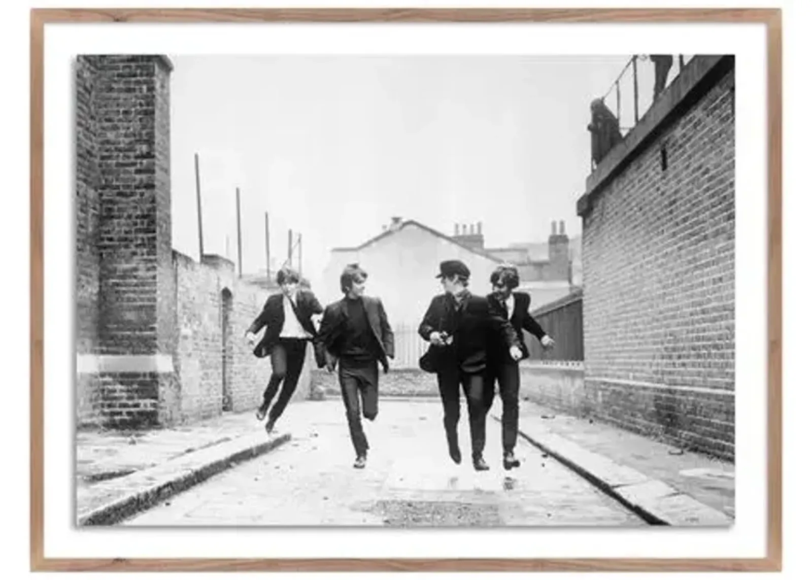 The Beatles Running In A Hard Day's Night - Getty Images - Brown