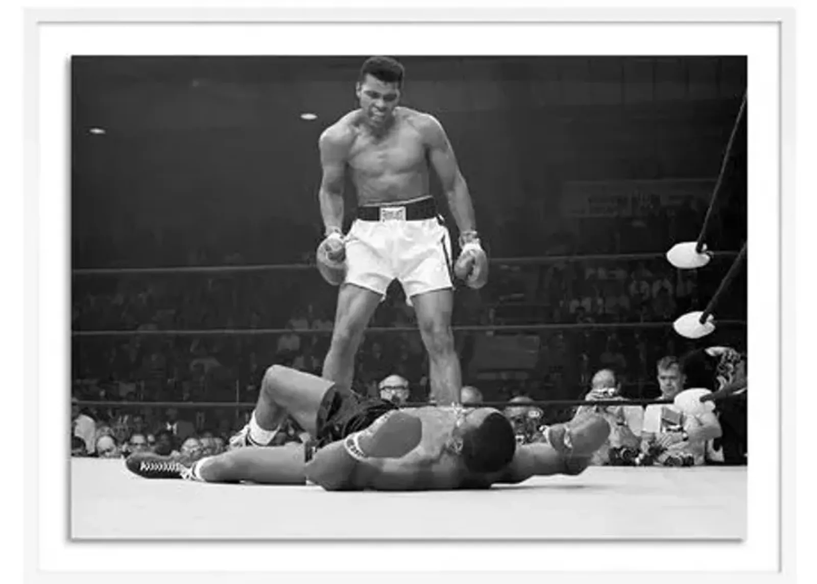 Getty Images - Muhammad Ali Taunting Sonny Liston - White