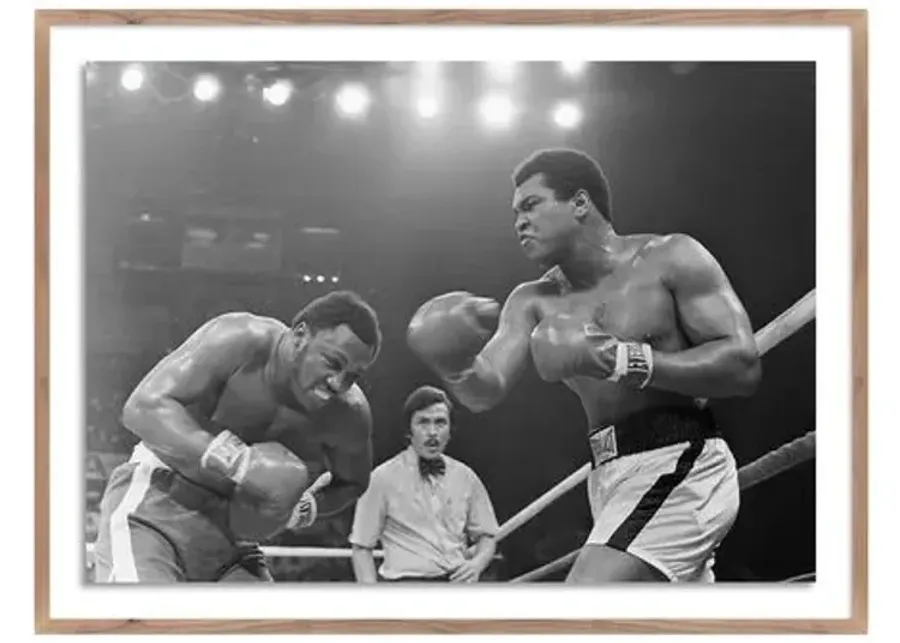 Getty Images - Muhammad Ali Punching Joe Frazier - Brown