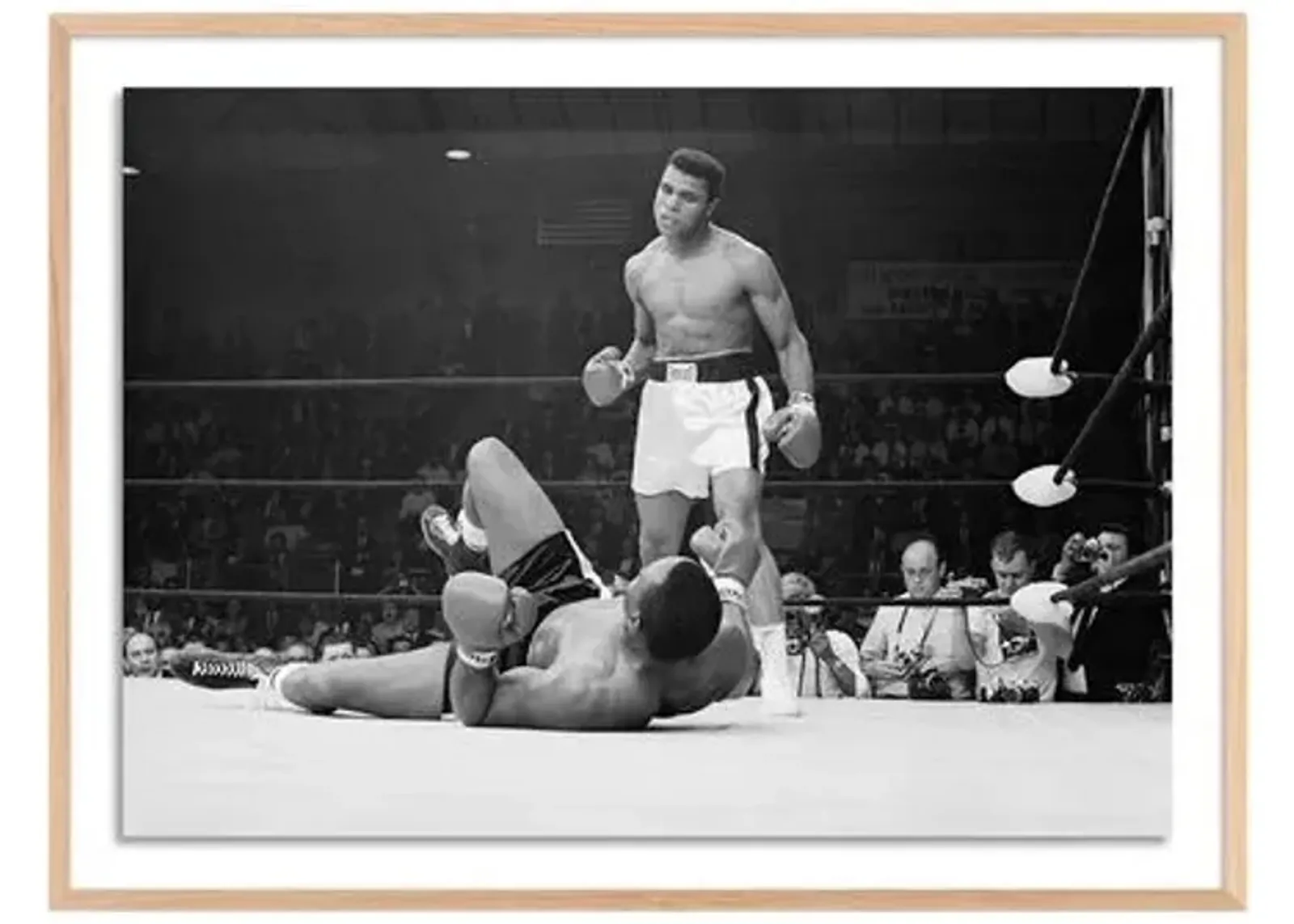 Boxers Muhammad Ali and Sonny Liston Fighting - Getty Images - Clear