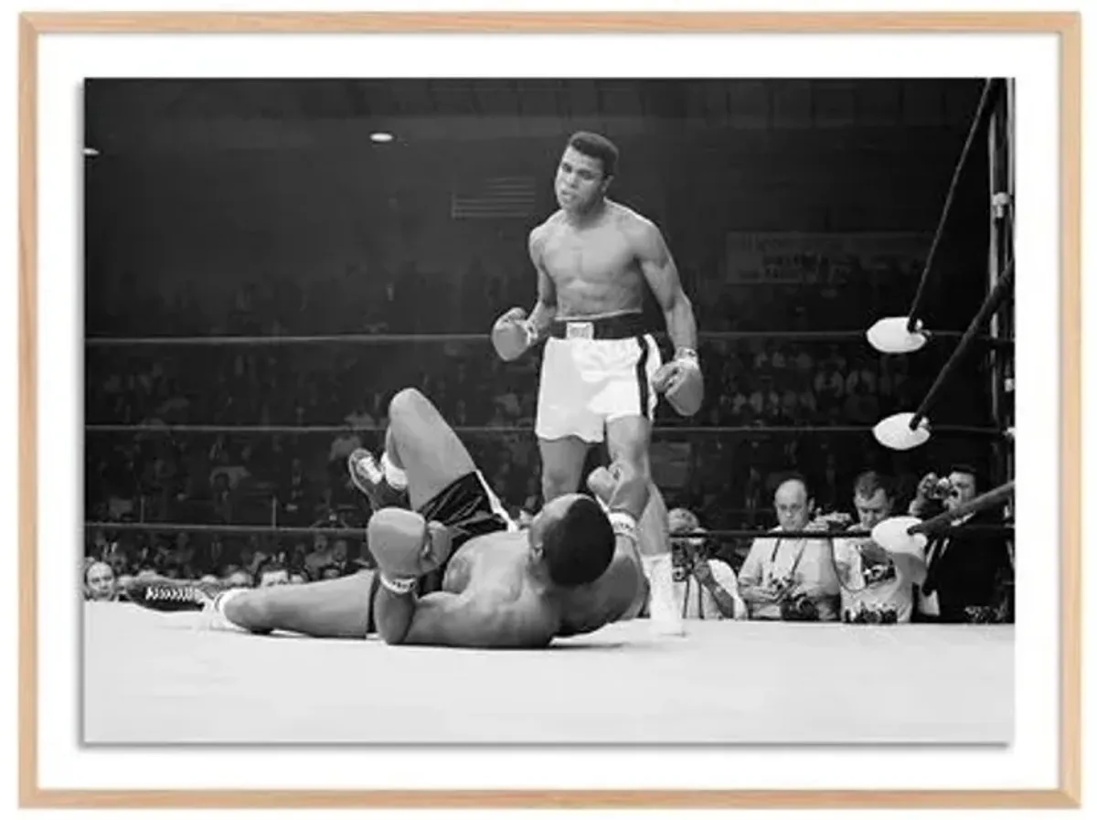 Boxers Muhammad Ali and Sonny Liston Fighting - Getty Images - Clear