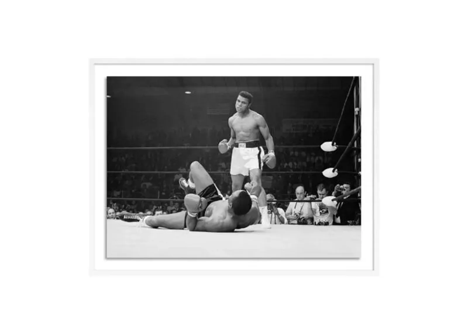 Boxers Muhammad Ali and Sonny Liston Fighting - Getty Images - White