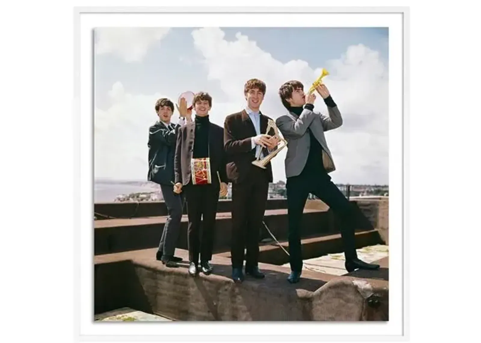 Getty Images - Beatles Portrait - White