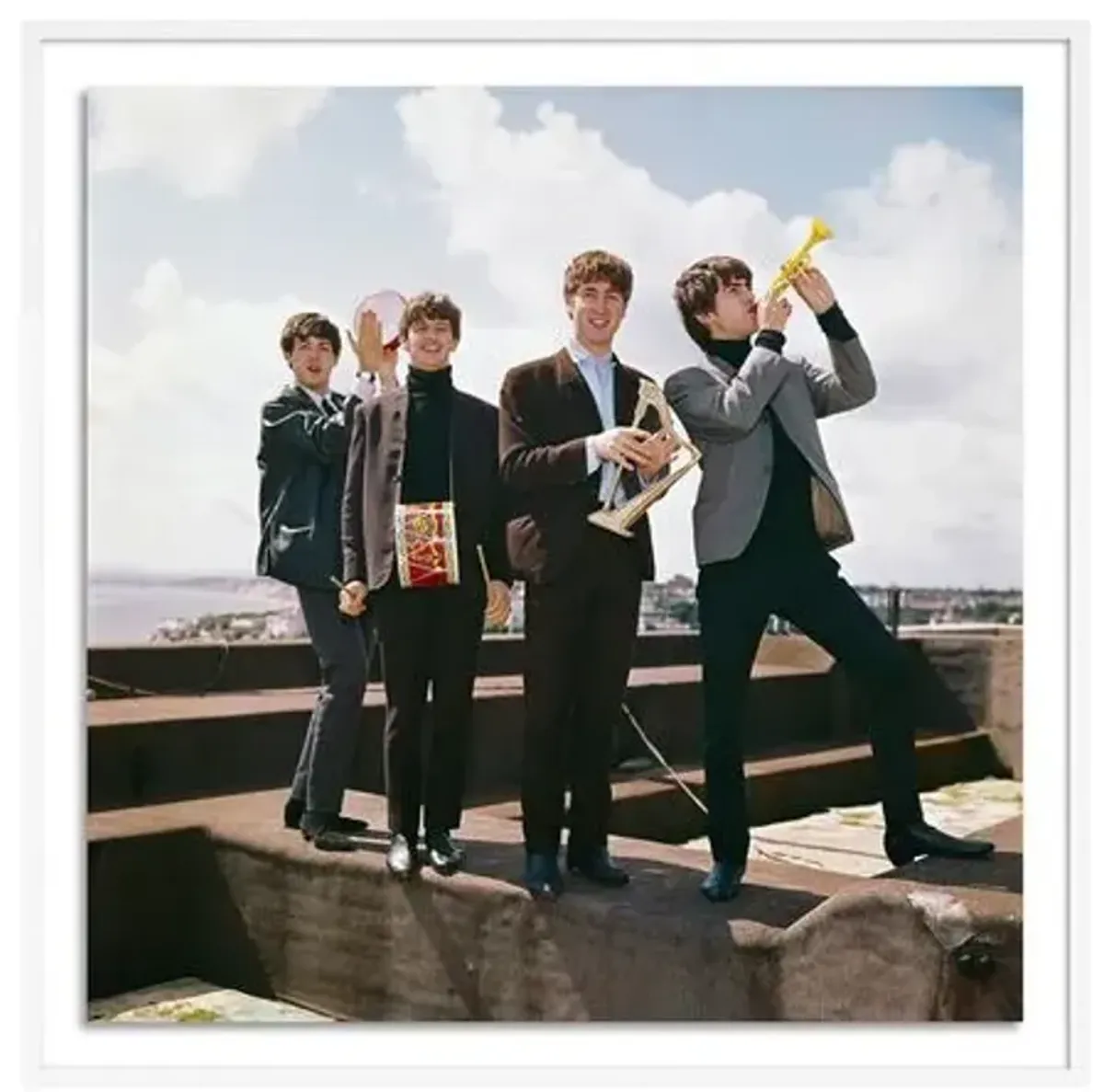 Getty Images - Beatles Portrait - White