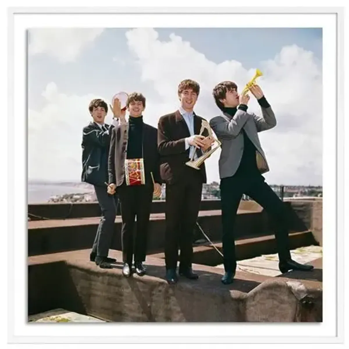 Getty Images - Beatles Portrait - White