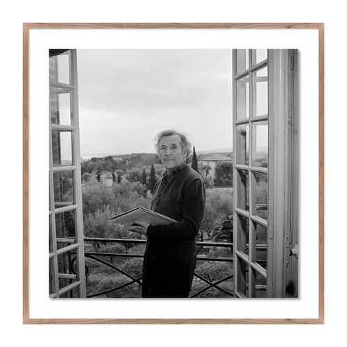 Getty Images - Marc Chagall Posing On His Terrace - Brown