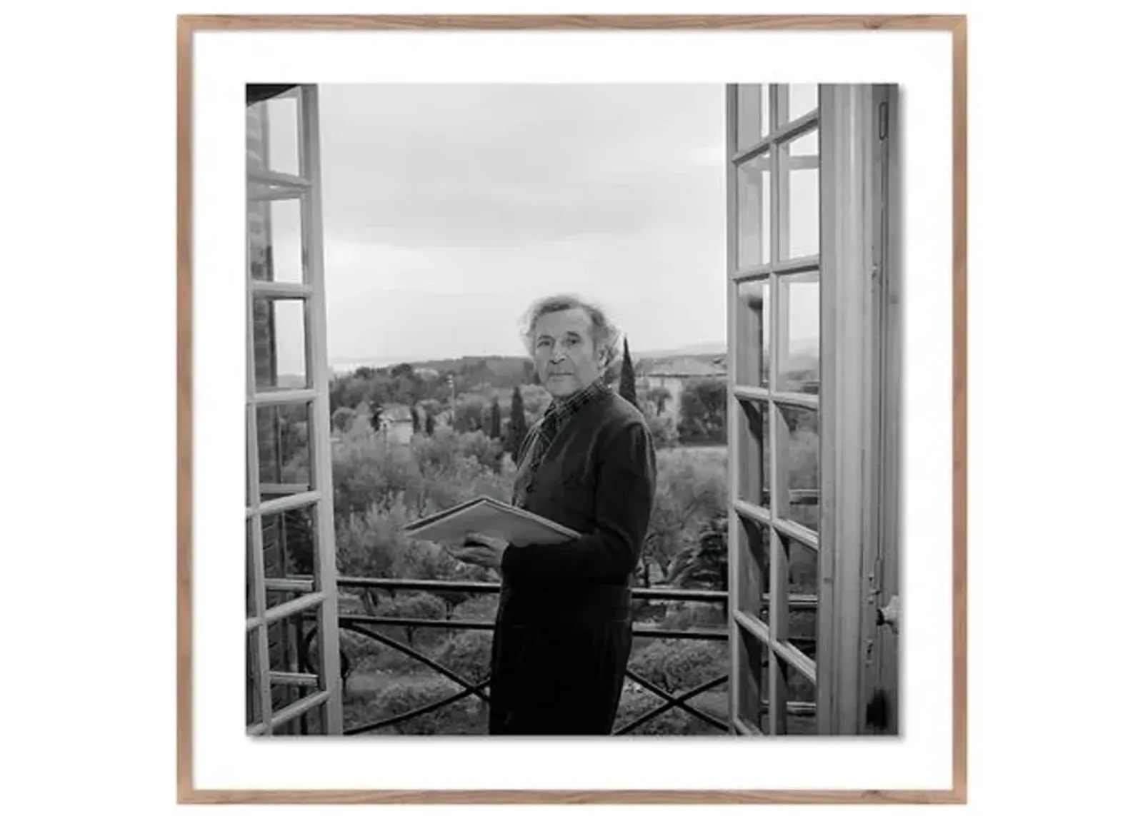 Getty Images - Marc Chagall Posing On His Terrace - Brown