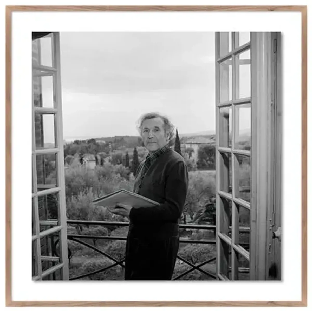 Getty Images - Marc Chagall Posing On His Terrace - Brown