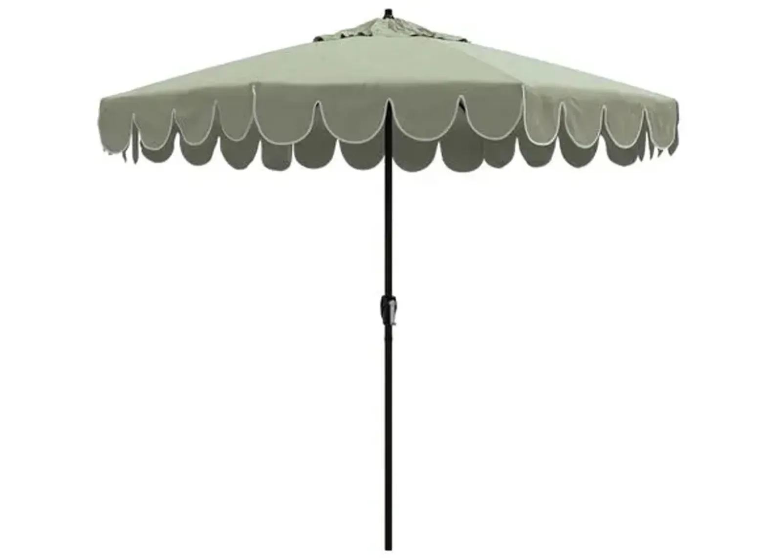 Phoebe Scallop Edge Patio Umbrella - Cast Oasis - Blue