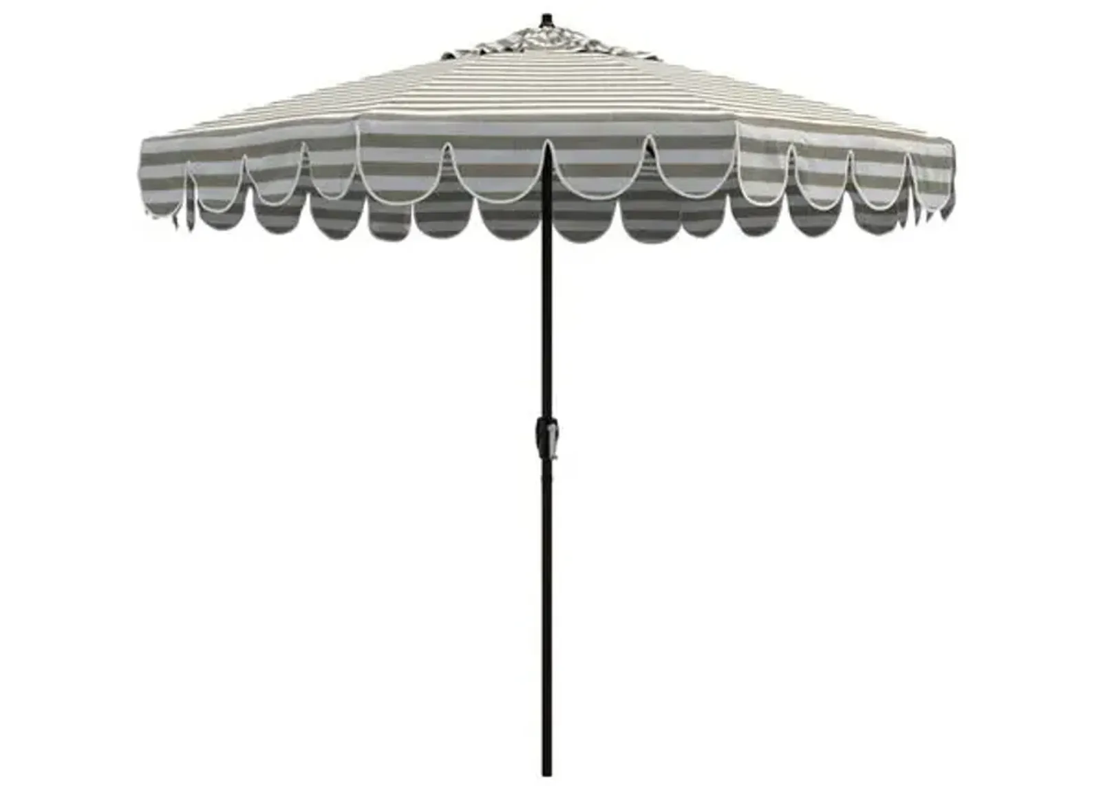 Phoebe Scallop Edge Patio Umbrella - Sail Away Aloe - Green