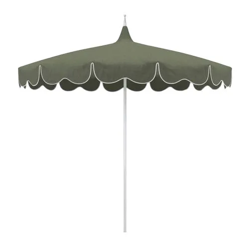 Billow Pagoda Patio Umbrella - Green