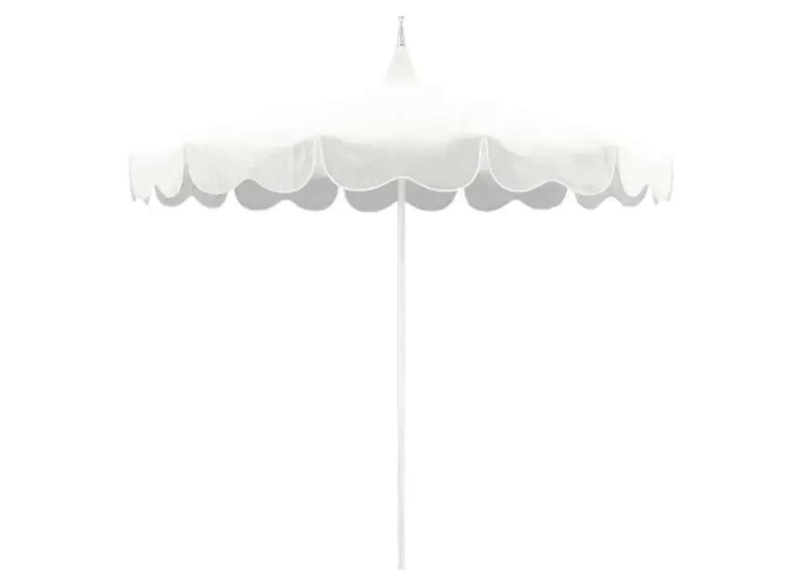 Billow Pagoda Patio Umbrella - White