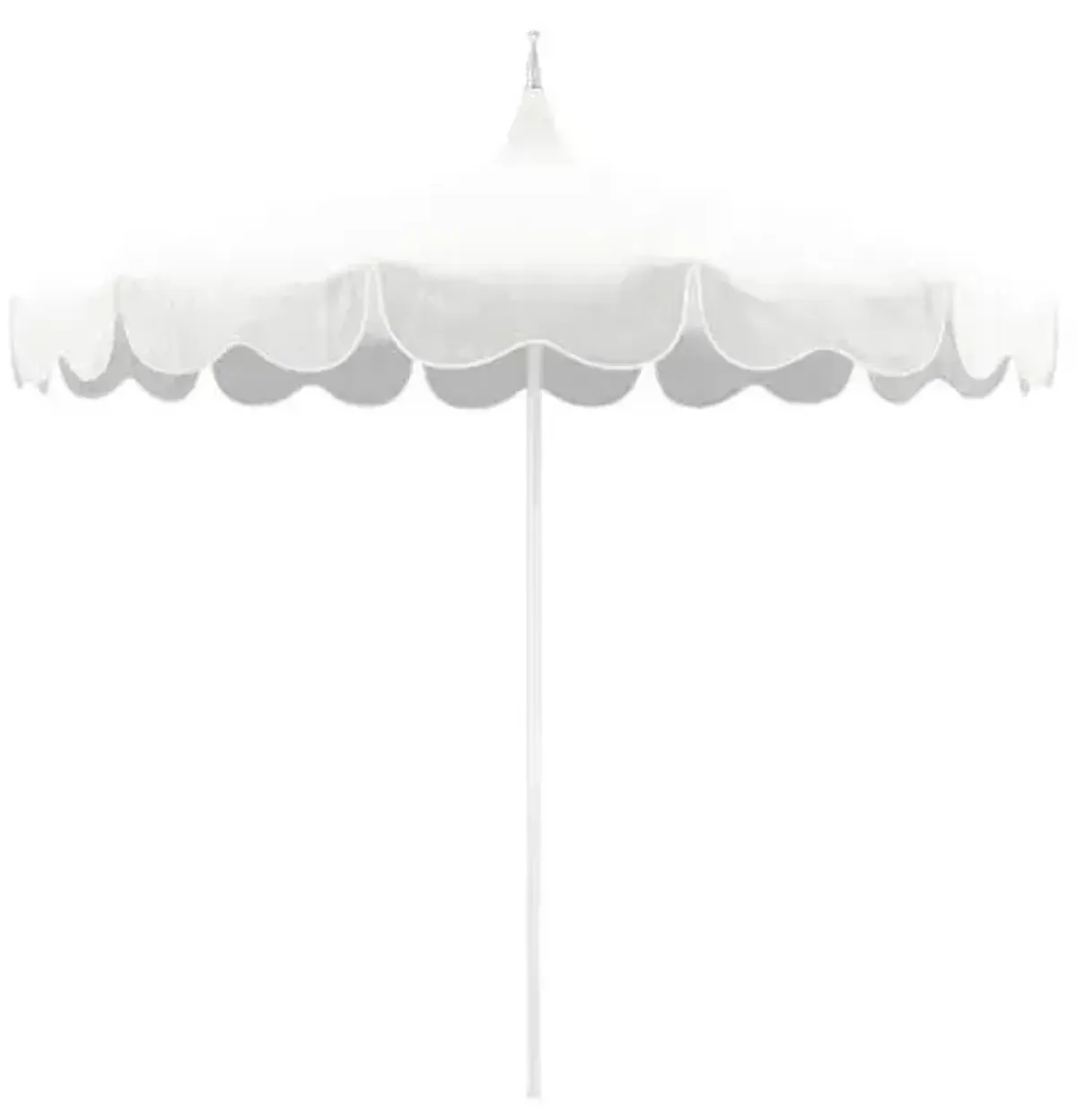 Billow Pagoda Patio Umbrella - White