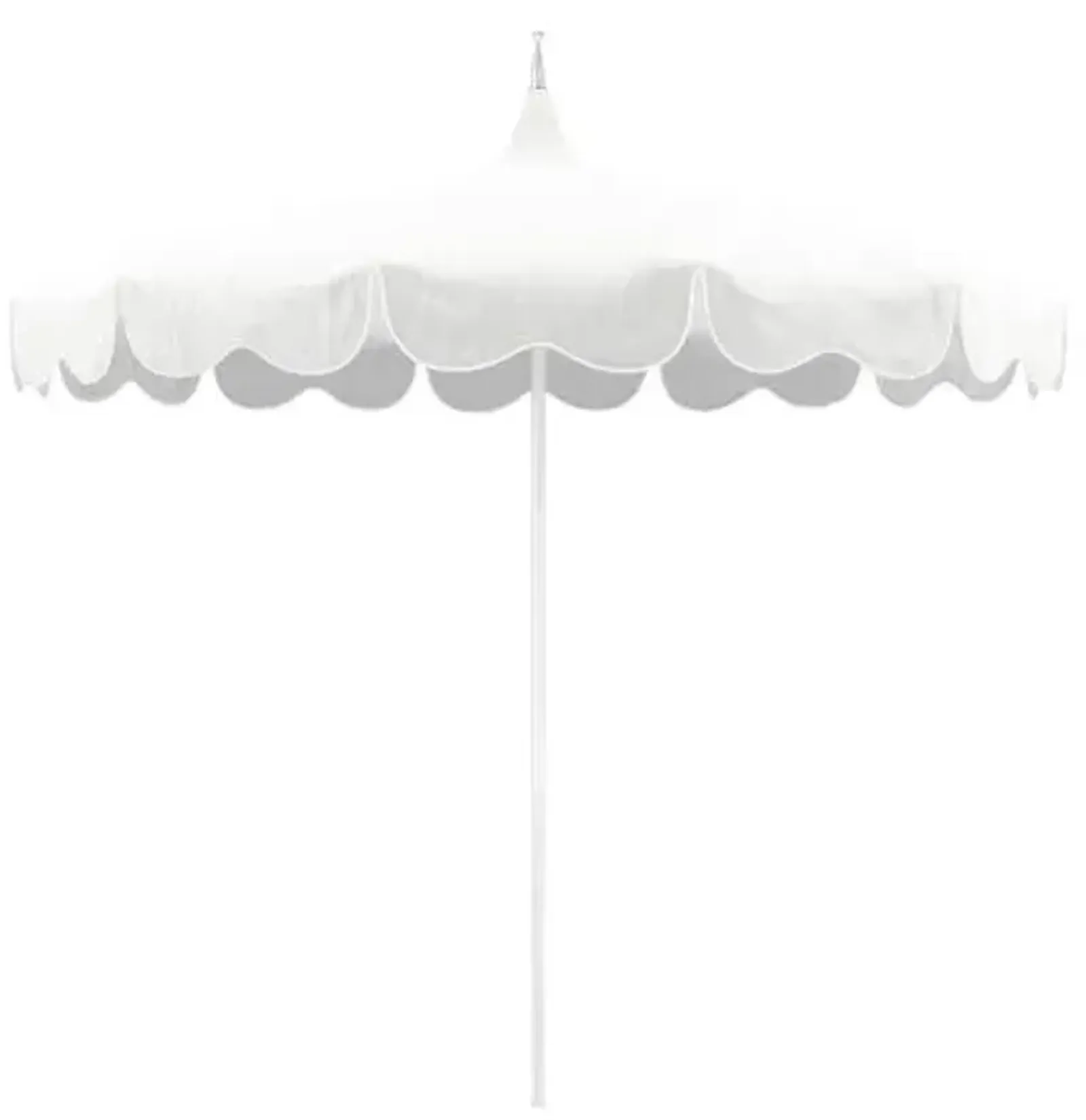 Billow Pagoda Patio Umbrella - White