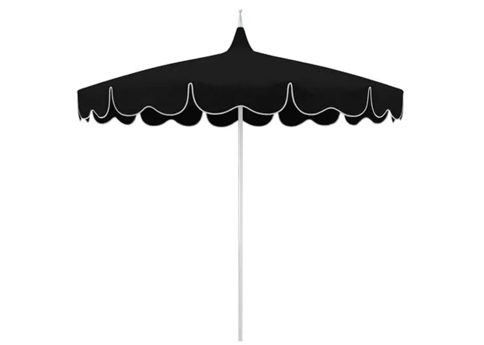 Billow Pagoda Patio Umbrella - Black