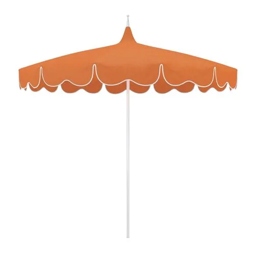 Billow Pagoda Patio Umbrella - Orange