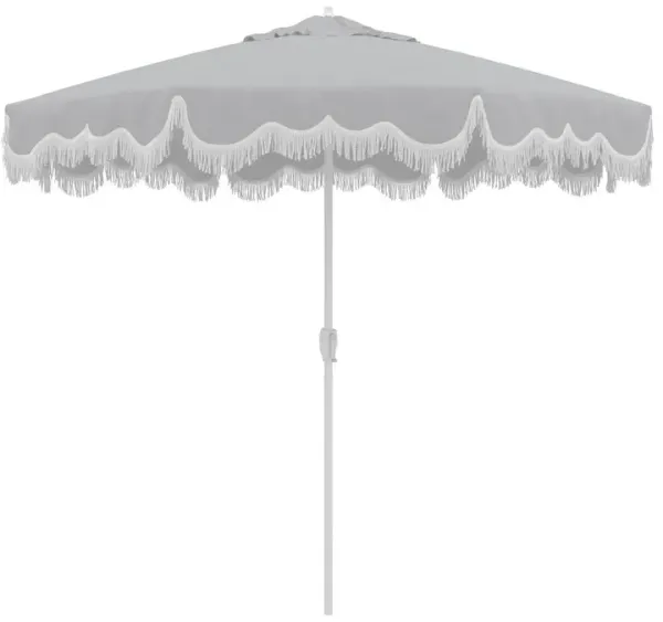 Ripple Fringe Patio Umbrella, Sunbrella