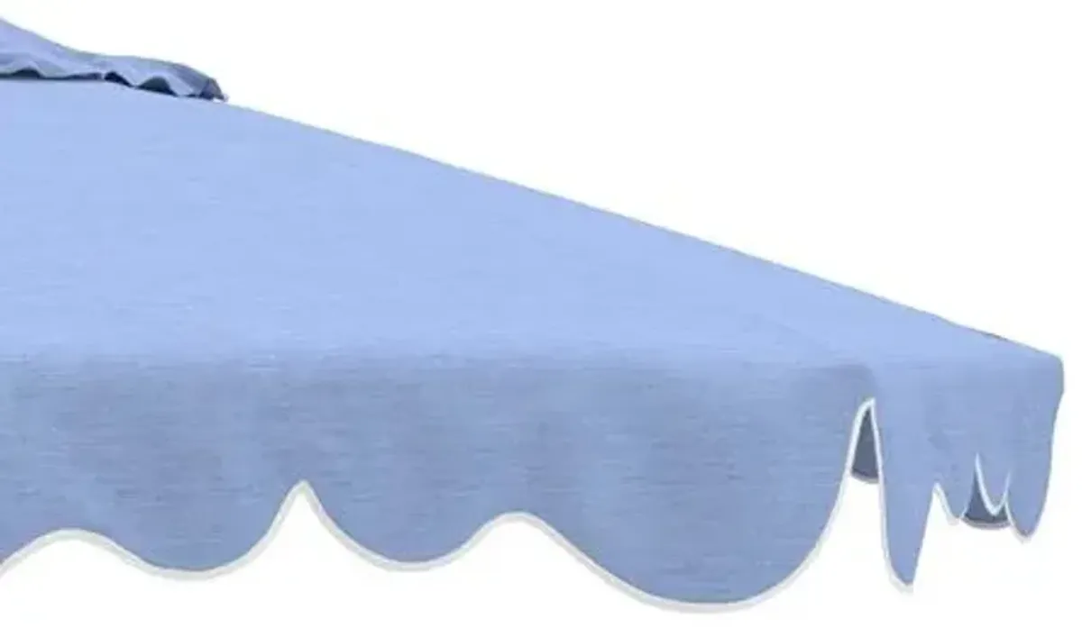 Ripple Patio Umbrella - Sunbrella - Blue