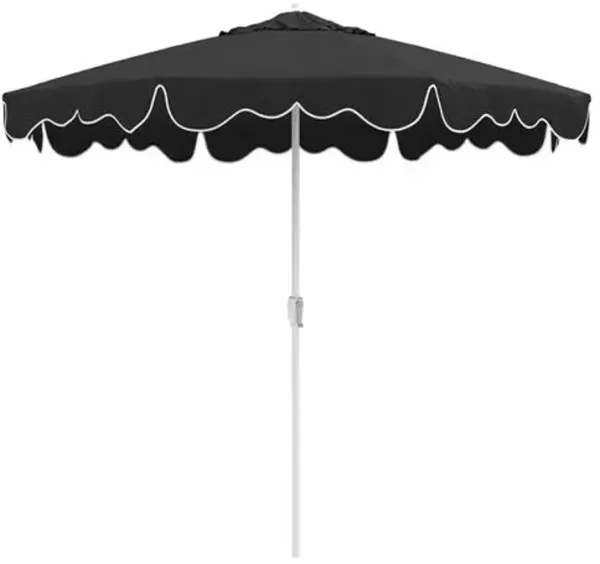 Ripple Patio Umbrella - Sunbrella - Black