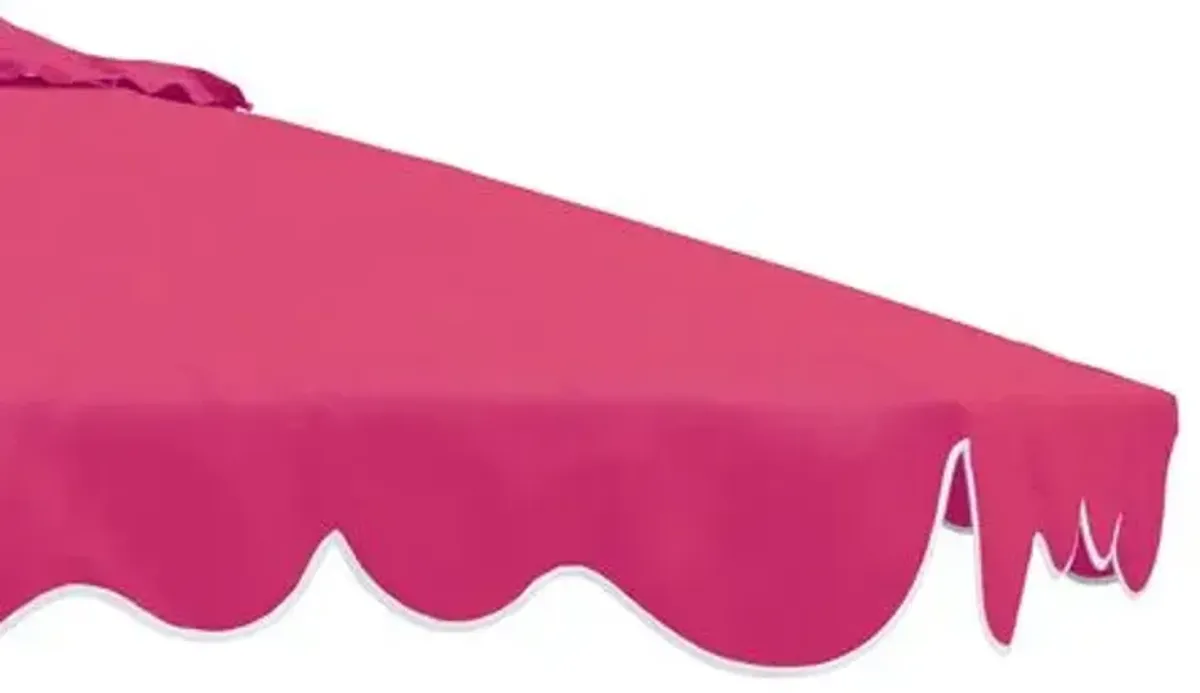 Ripple Patio Umbrella - Sunbrella - Pink