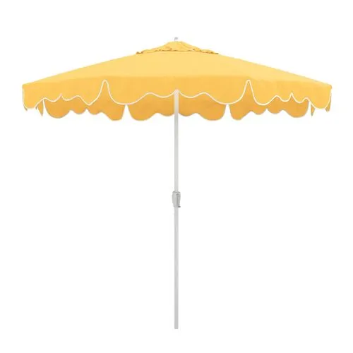 Ripple Patio Umbrella - Yellow