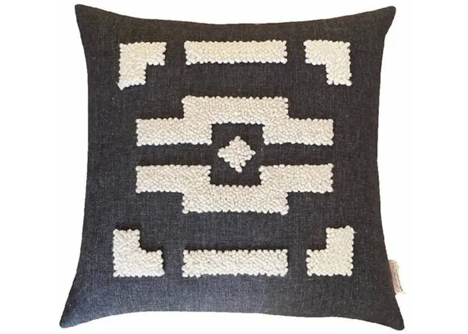 Cotton Tree - Punch Needle Ndebele Pillow - Powered by People