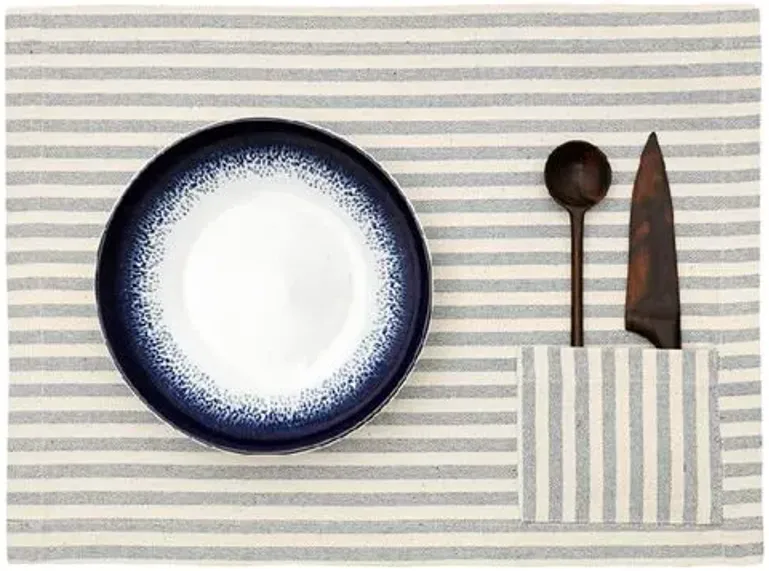 Meema - Set of 4 Placemats - Powered by People - Ivory