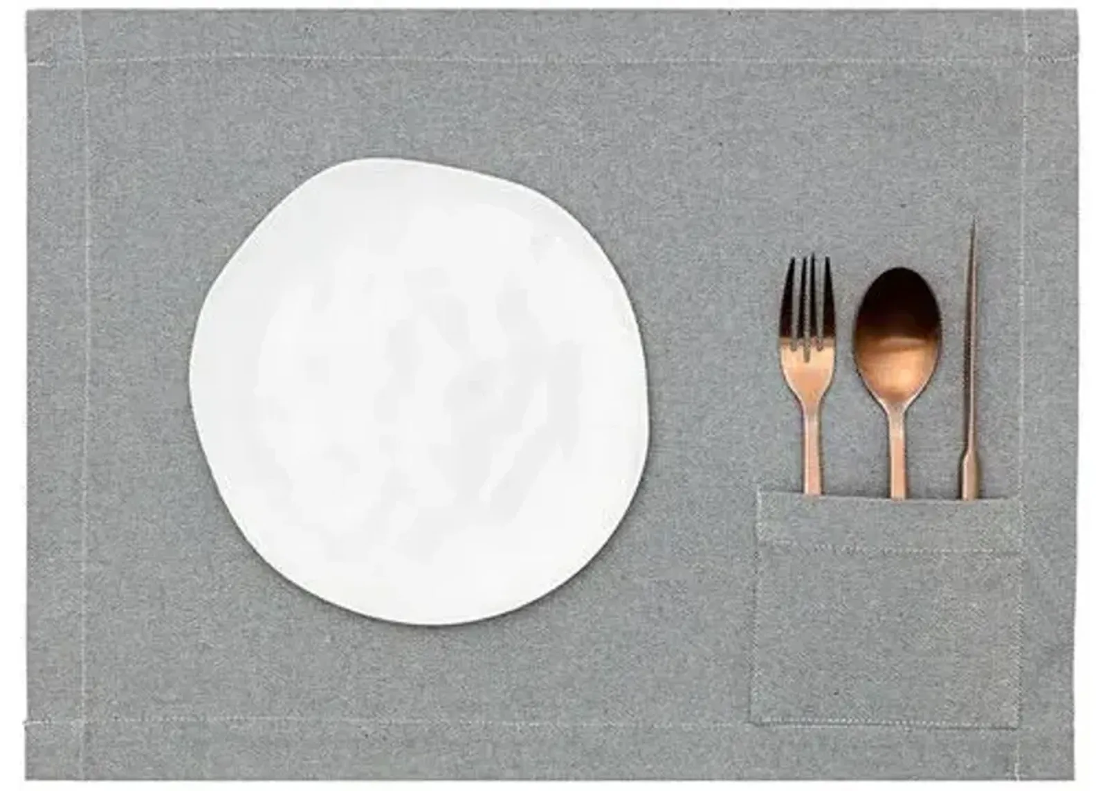 Meema - Set of 4 Placemats - Powered by People - Blue