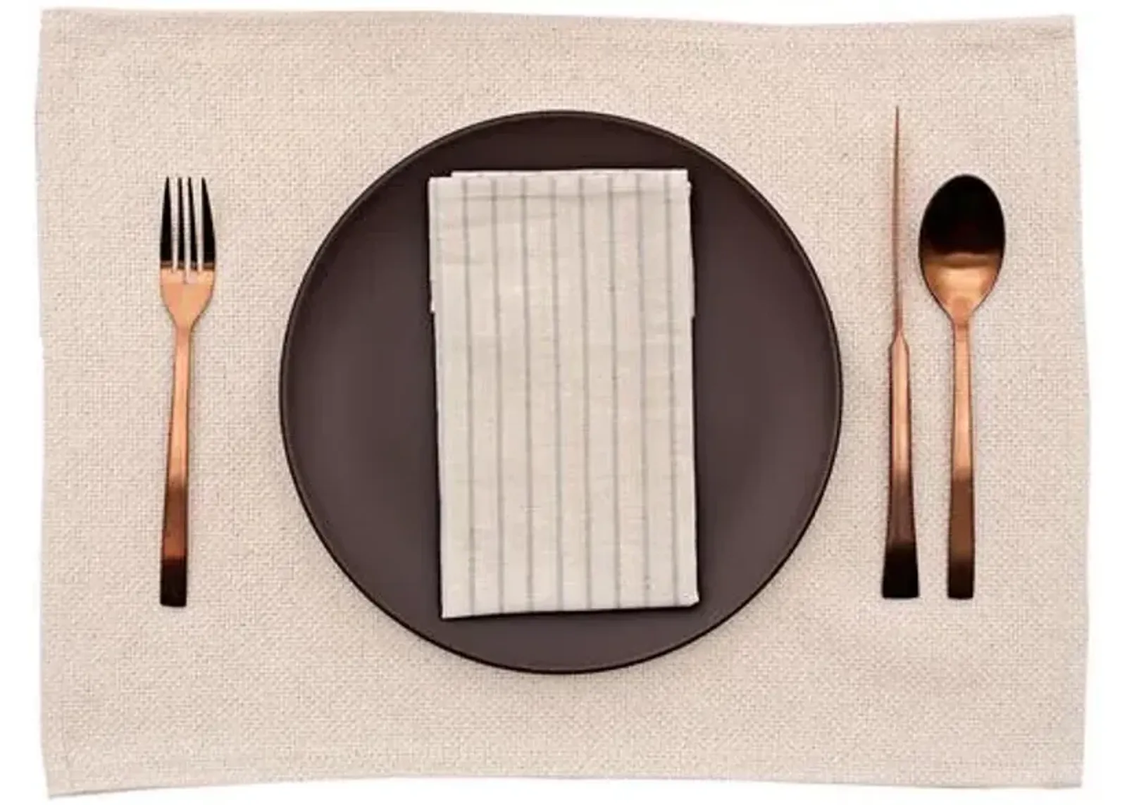 Meema - Set of 4 Rustic Placemats - Powered by People - Ivory