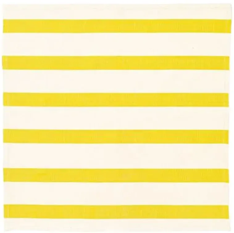 Siafu Home - Set of 4 Nyota Napkins - Yellow - Powered by People