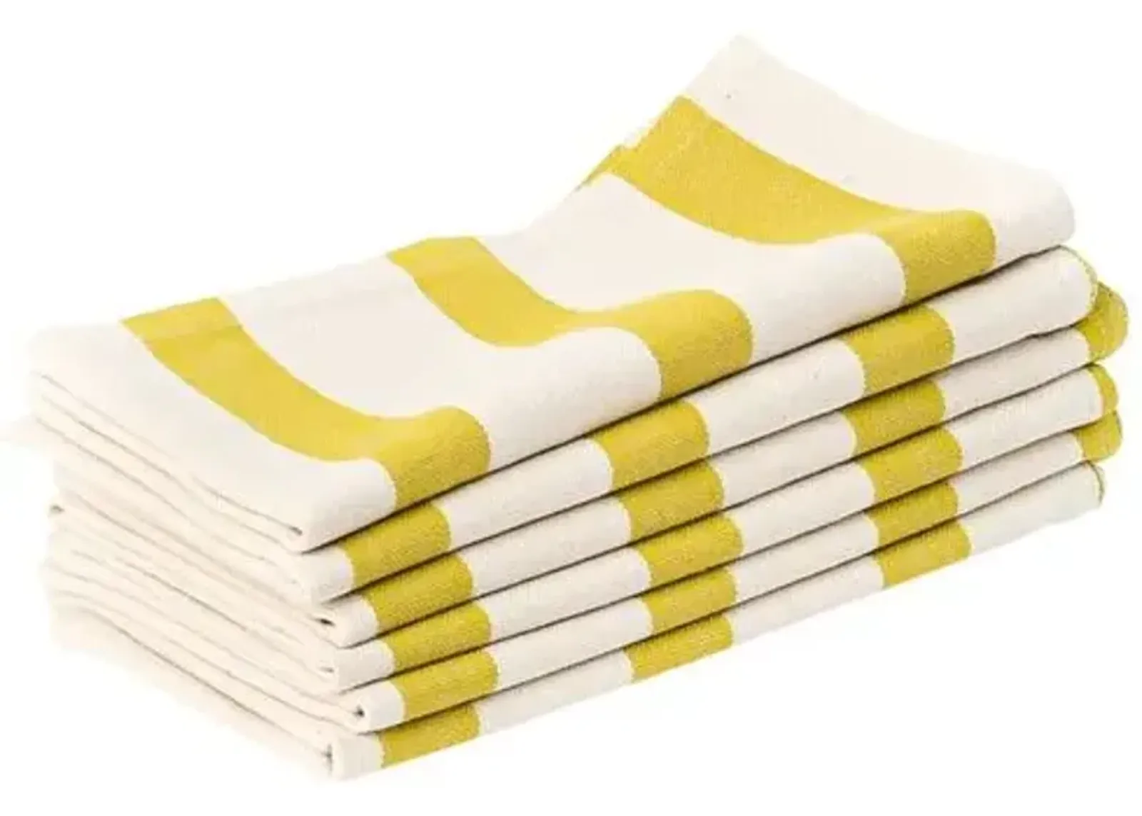 Siafu Home - Set of 4 Nyota Napkins - Yellow - Powered by People