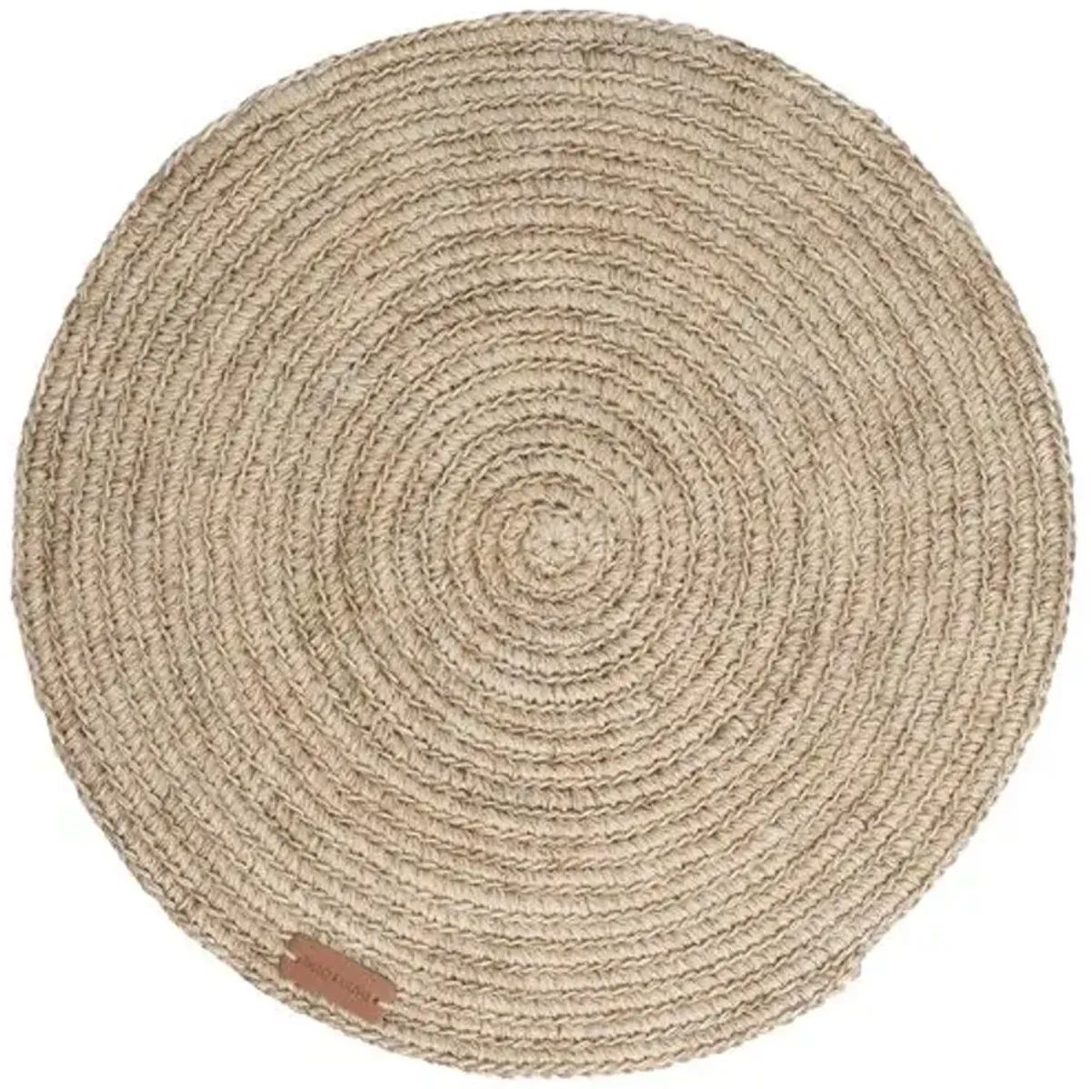 Tallo de Olivo - Set of 4 Fique Spiral Placemats - Brown - Powered by People