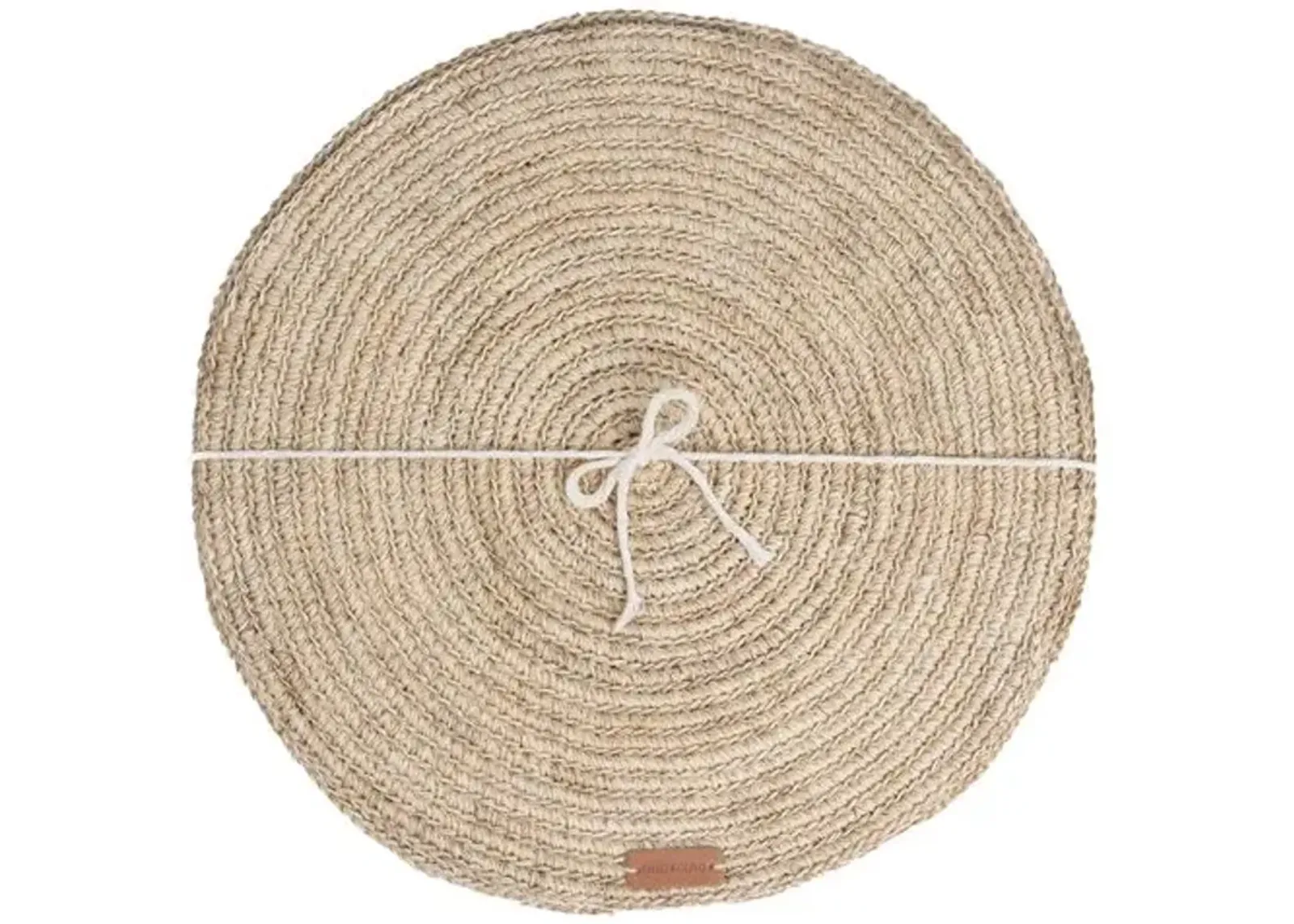 Tallo de Olivo - Set of 4 Fique Spiral Placemats - Brown - Powered by People