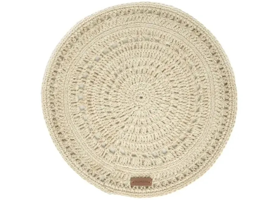 Tallo de Olivo - Set of 4 Fique Pacific Placemats - Beige - Powered by People