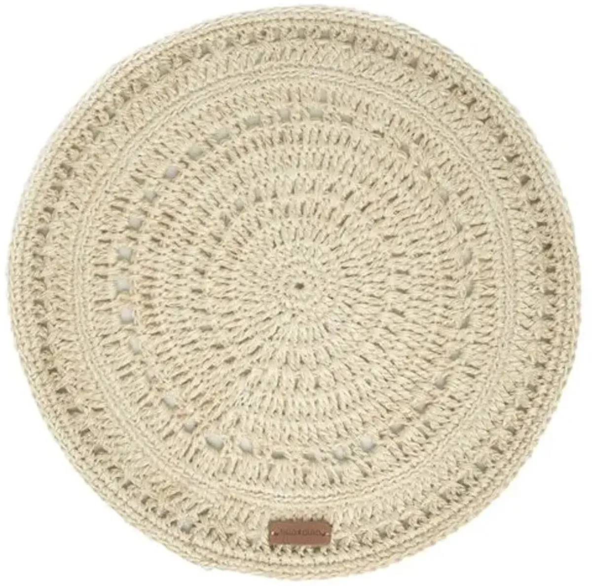 Tallo de Olivo - Set of 4 Fique Pacific Placemats - Beige - Powered by People