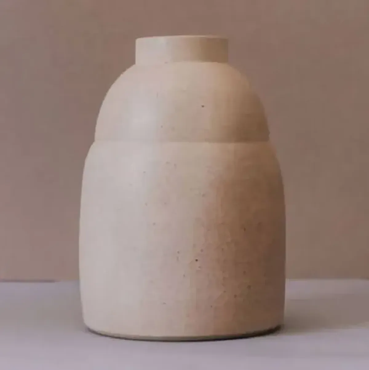 Al Centro - Chubby Vase - Powered by People - Handcrafted - Brown