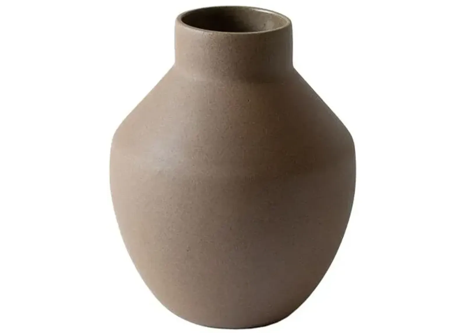 Al Centro - Egeo Vase - Powered by People - Handcrafted - Brown