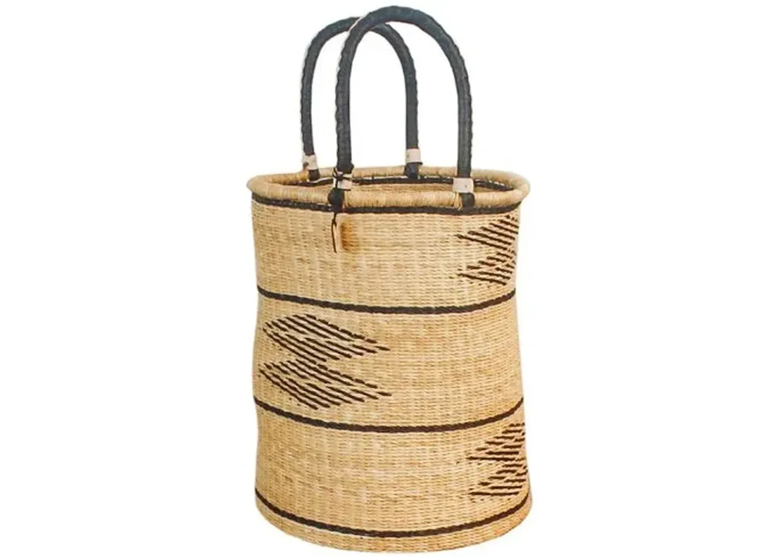 Big Blue Moma - Bolga Baskets - Powered by People - Black