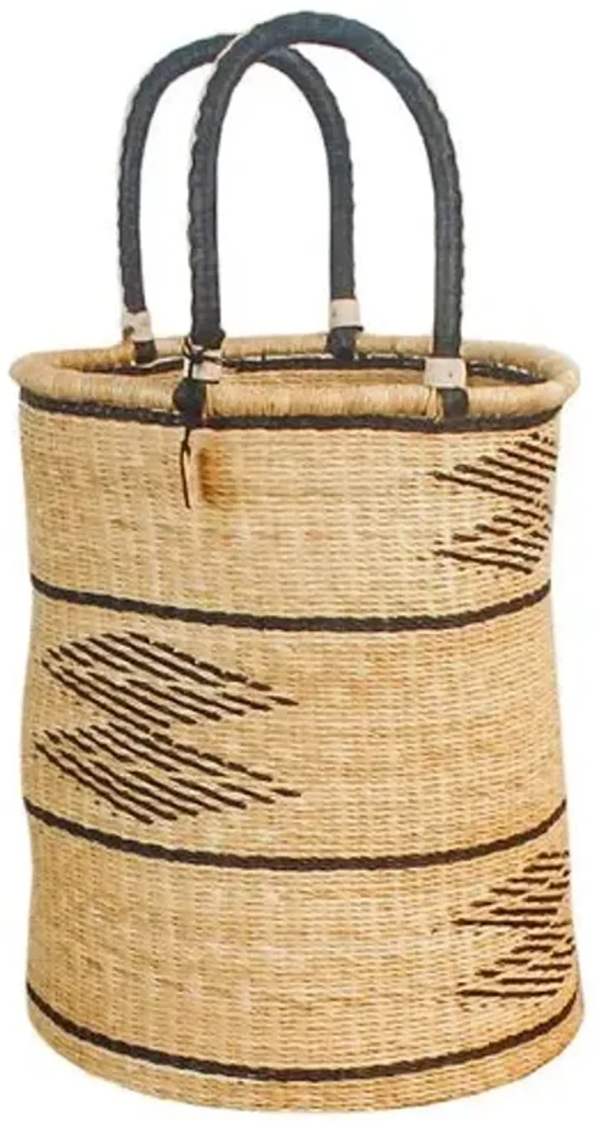 Big Blue Moma - Bolga Baskets - Powered by People - Black