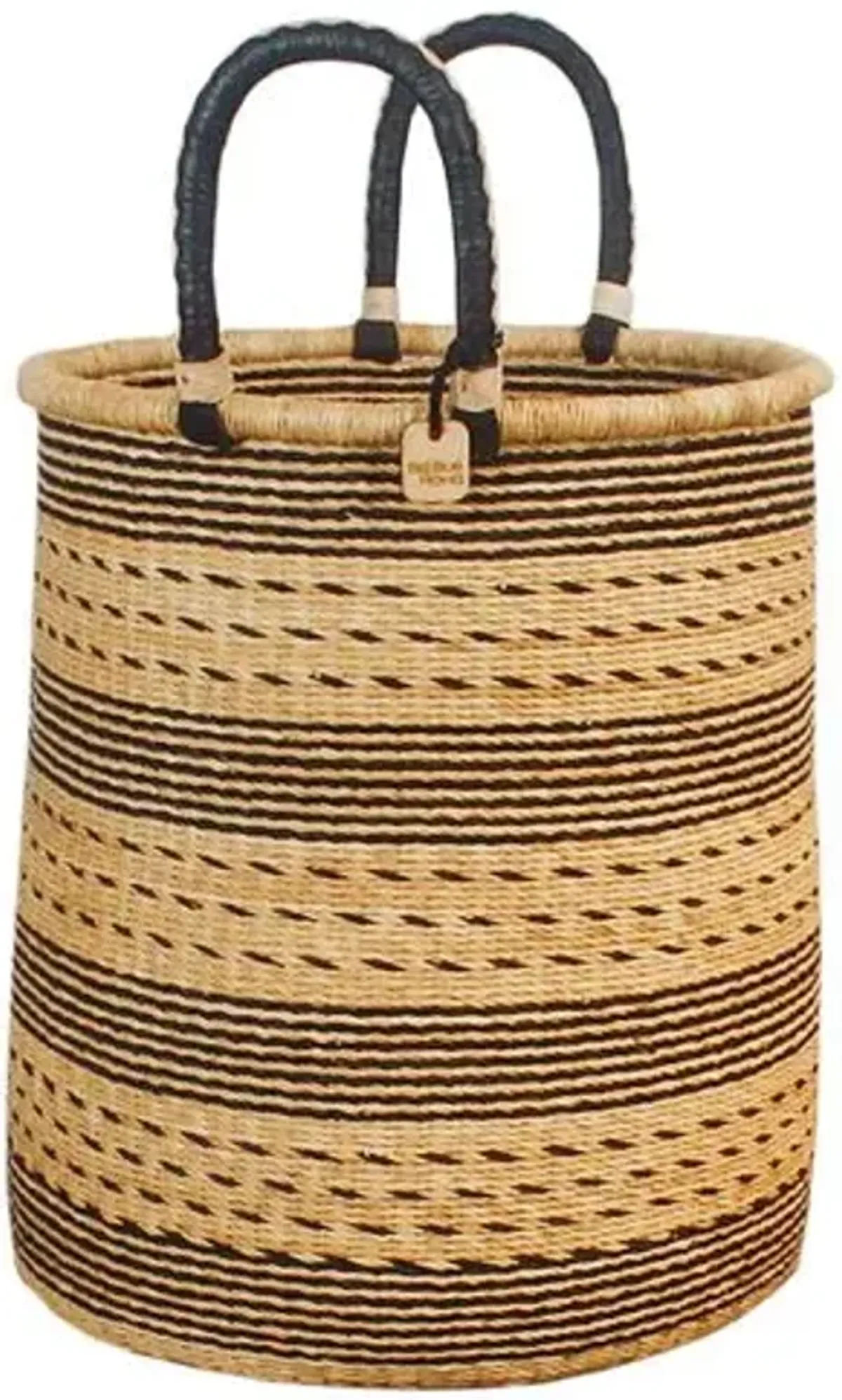 Big Blue Moma - Bolga Baskets - Powered by People - Black