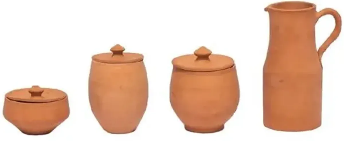 Alcantara Frederic - Artisanal Terracotta Pot with Lid - Powered by People - Brown