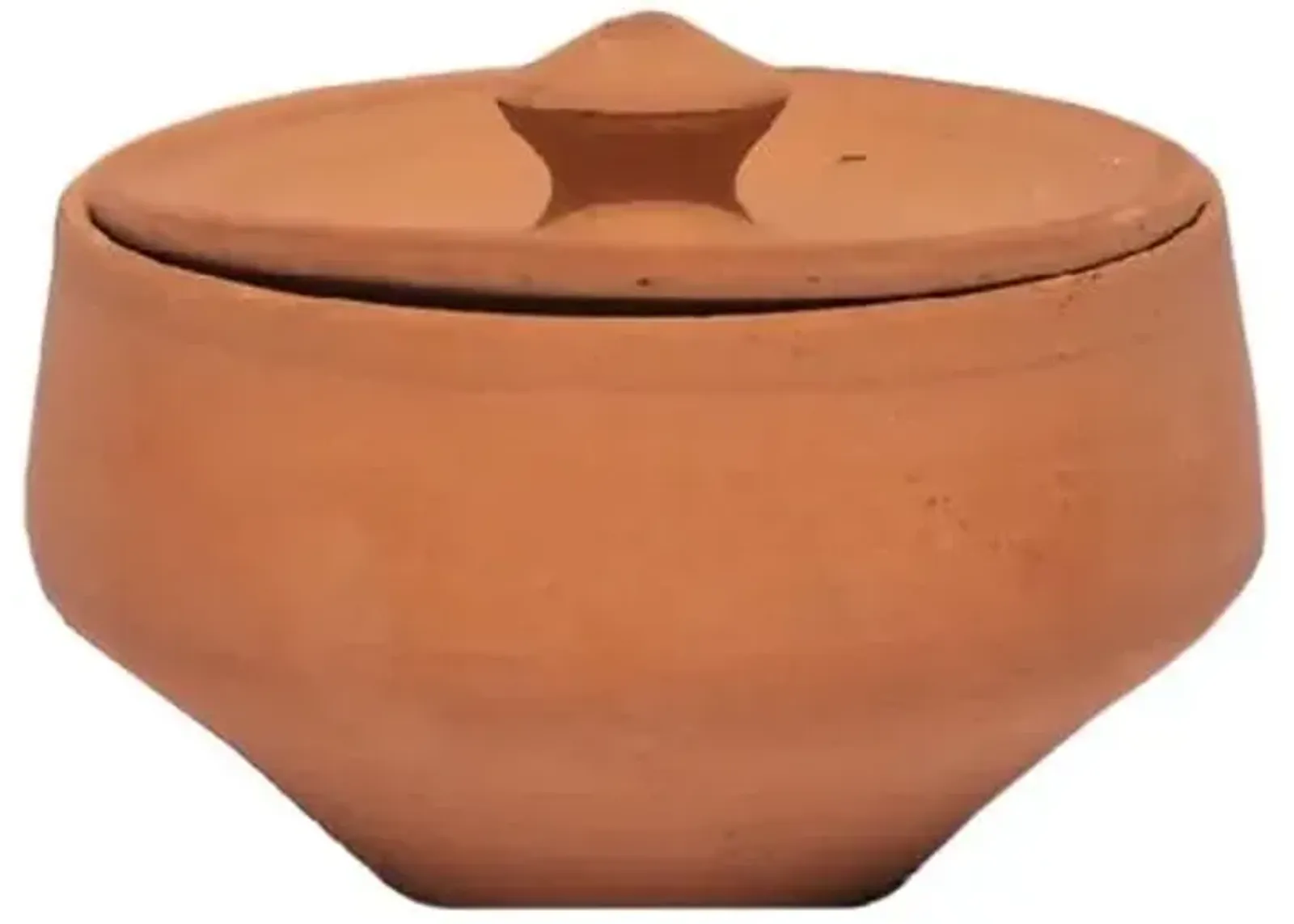 Alcantara Frederic - Artisanal Terracotta Pot with Lid - Powered by People - Brown