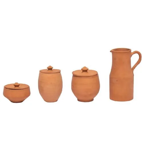 Alcantara Frederic - Artisanal Terracotta Pot with Lid - Powered by People - Brown