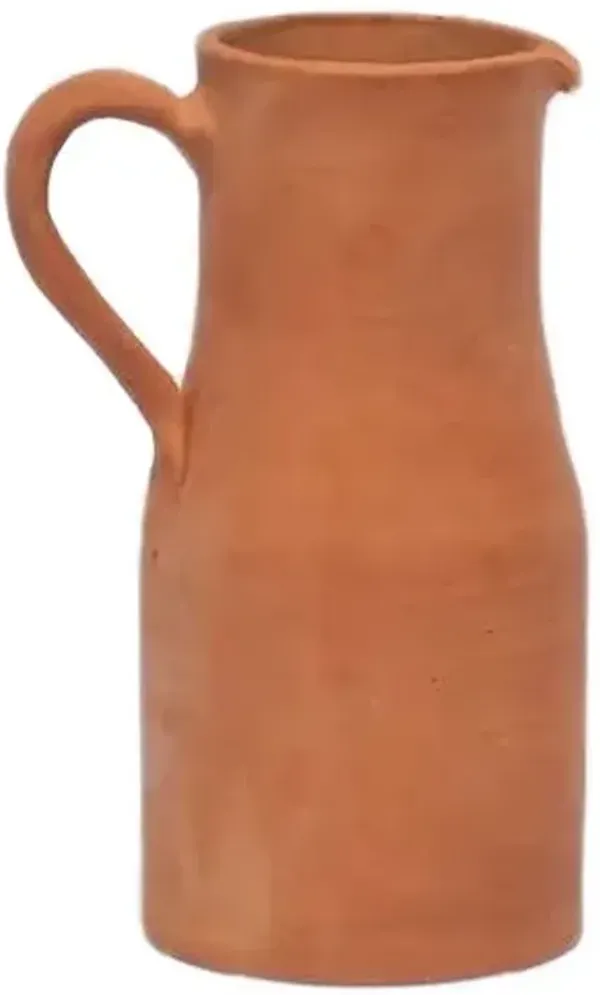 Alcantara Frederic - Artisanal Terracotta Pitcher - Powered by People - Brown